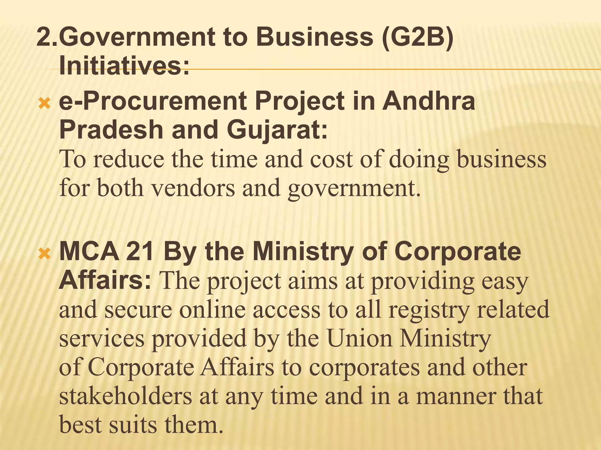 E Governance in INDIA | PPTX