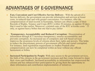 E Governance in INDIA | PPTX