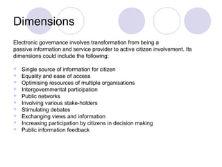 E governance in india | PPT