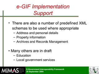e-Government Interoperability Framework | PPT