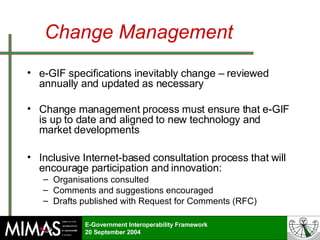 e-Government Interoperability Framework | PPT