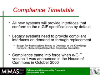 e-Government Interoperability Framework | PPT