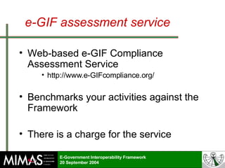 e-Government Interoperability Framework | PPT