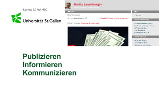 Publizieren Informieren Kommunizieren 