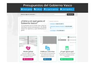 irekia: Gobierno 2.0
 