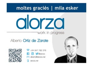 moltes graciès | mila esker
 