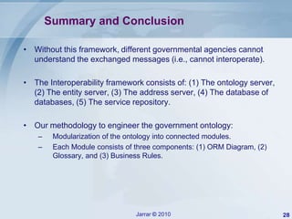 Government Interoperability Framework (Palestine Case) v5 | PPTX