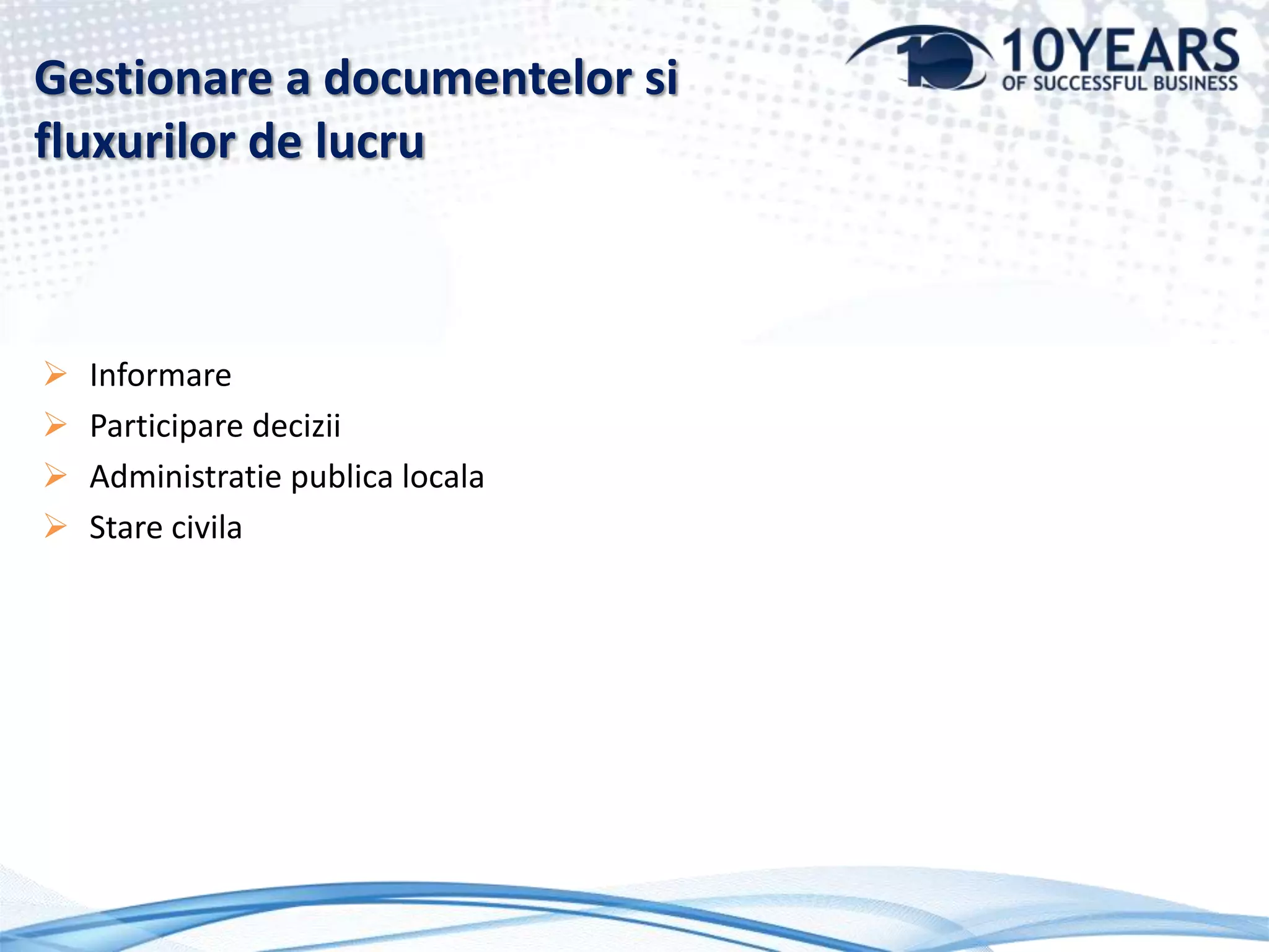 StructuraPortal externPortal internGestiuneafluxurilor de date