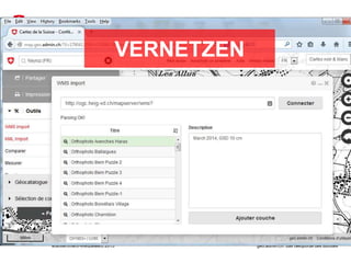 geo.admin.ch: das Geoportal des BundeseGovernment-Wettbewerb 2015
VERNETZEN
 