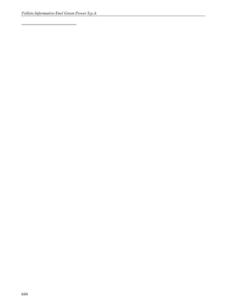 Folleto Informativo Enel Green Power S.p.A.




644
 