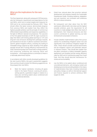 UNEP Emission Gap Report 2024- Climate Change Mitigation | PDF