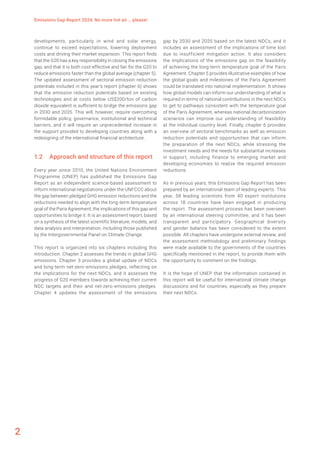 UNEP Emission Gap Report 2024- Climate Change Mitigation | PDF