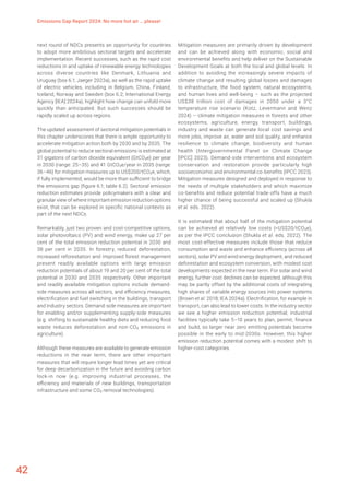 UNEP Emission Gap Report 2024- Climate Change Mitigation | PDF