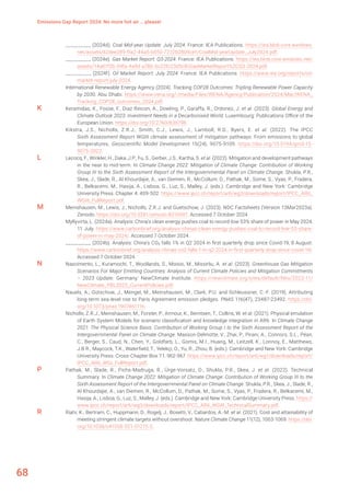 UNEP Emission Gap Report 2024- Climate Change Mitigation | PDF