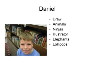 Daniel Draw Animals Ninjas Illustrator Elephants Lollipops  