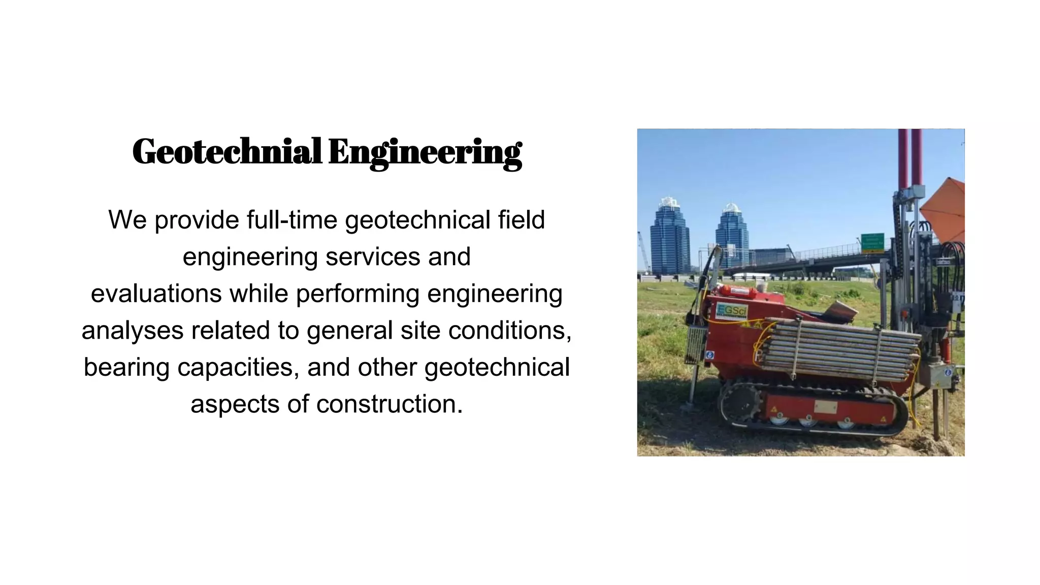 Civil Engineering Consultancy Firm - EGSci | PPTX