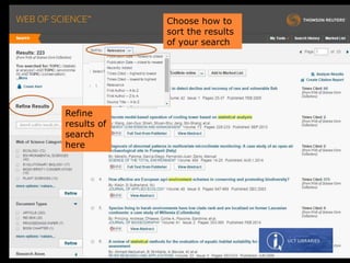 Refine
results of
search
here
Choose how to
sort the results
of your search
 