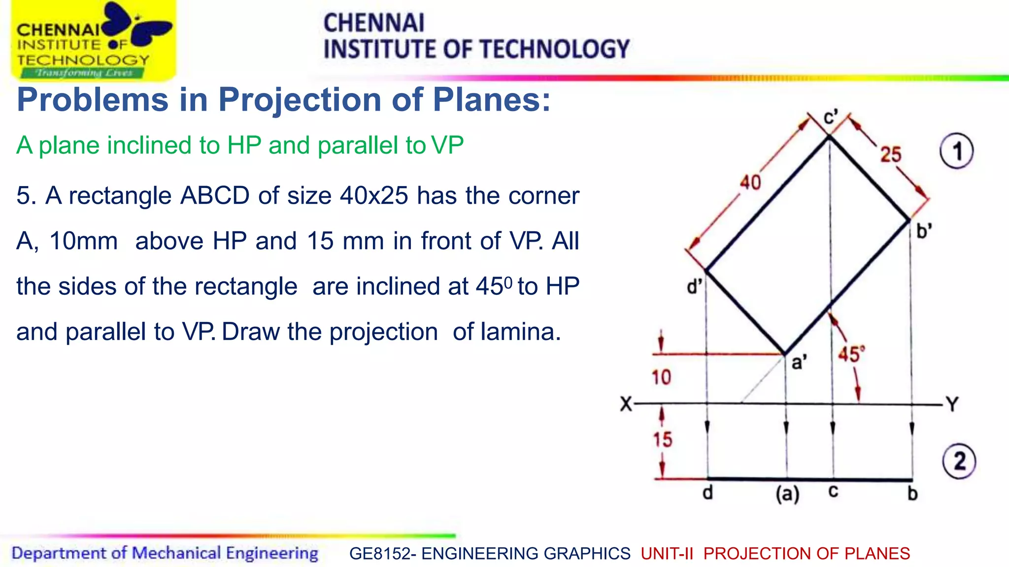EG UNIT-II PROJECTION OF PLANES.ppt