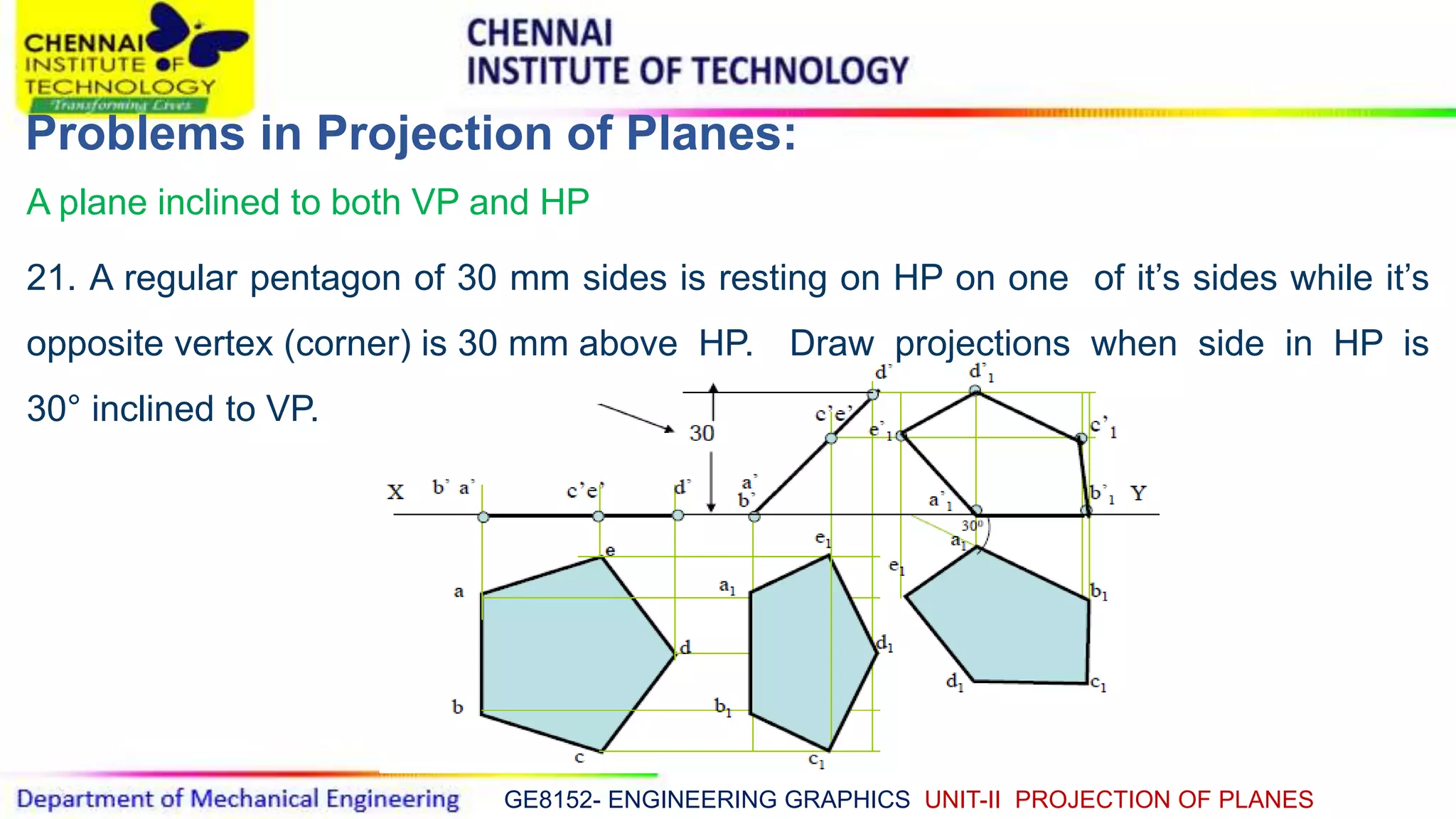 EG UNIT-II PROJECTION OF PLANES.ppt