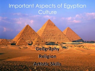Egyptian Culture PowerPoint | PPT