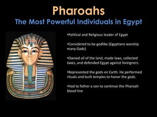 Egyptian Culture PowerPoint | PPT