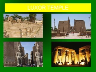 Other cities: Alexandria, Karnak, Luxor. 