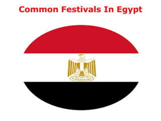 Common Festivals In Egypt
 