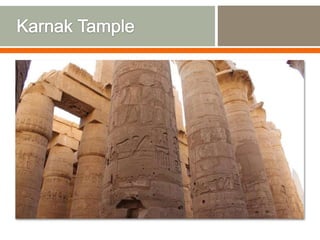 Egypt 2012 Itinerary