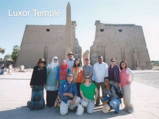 Egypt 2012 Itinerary