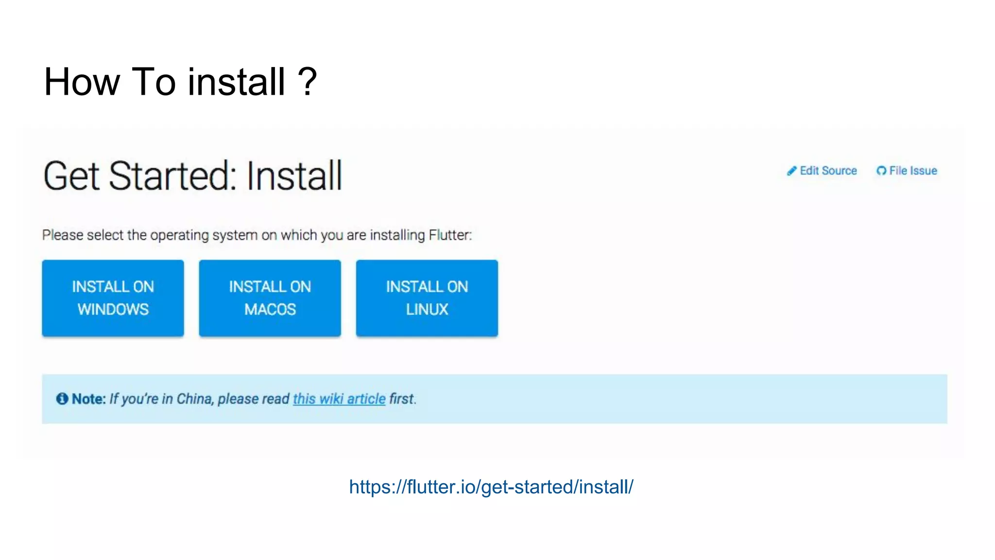How To install ?
https://flutter.io/get-started/install/
 