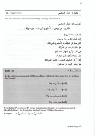 IL Past tense ,-iiimj
i
M :Ye
The past tense verbs are usually realizedby somekey wordssuch as :
 