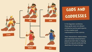 From Chaos to Cosmos: The Egyptian Creation Myth Revealed | PDF