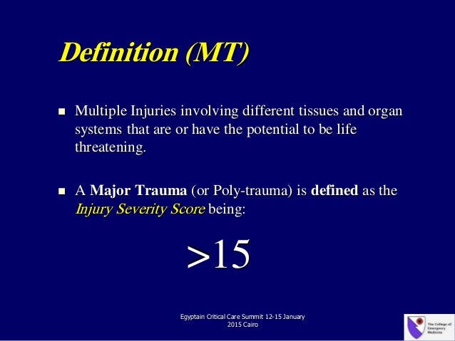 Define critically injured 08 picture