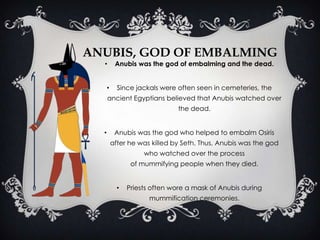 The ancient Egyptians also believed that he travelled through the underworld at night. In the underworld, Ra appeared as a man with the head of a ram. Isis, Protective GoddessIsis was a protective goddess.