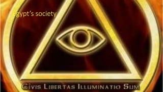 Egypt’s society 
 