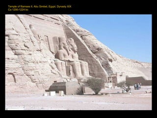 Temple of Ramses II, Abu Simbel, Egypt, Dynasty XIX Ca 1290-1224 bc 