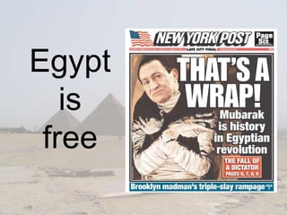 Egypt  is  free 