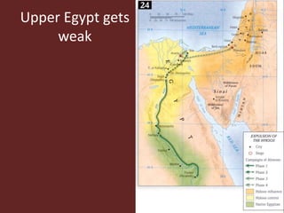 Upper Egypt gets
     weak
 