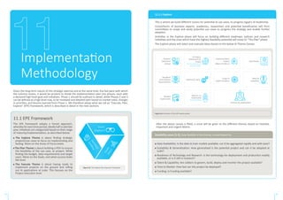 Given the long-term nature of this strategic exercise and at the same time, the fast pace with which
the industry moves, it would be prudent to divide the implementation plan into phases, each with
a declared high-level goal and initiatives. Phase 1 should be outlined in detail, while Phases 2 and 3
can be defined at a high level now, to be reviewed and detailed later based on market need, changes
in priorities, and lessons learned from Phase 1. We therefore adopt what we call an “Execute, Plan,
Explore” (EPE) framework, which is described in detail in the next sections.
Implementation
Methodology
11.1.1 Explore
This is where we build different visions for potential AI use cases, to progress Egypt’s AI leadership.
Consortiums of business experts, academics, researchers and potential beneficiaries will form
committees to scope and study potential use cases to progress the strategy and enable further
adoption.
Activities in the Explore phase will focus on building different roadmaps, policies and research
initiatives and the ones which have the highest feasibility potential will move to “The Plan” phase.
The Explore phase will select and evaluate ideas based on the below AI Theme Canvas:
Feasibility score [1-5], how feasible is the theme, scored based on
Data Availability: Is the data to train models available, can it be aggregated rapidly and with ease?
Scalability & Generalization: How generalized is the potential project and can it be adopted at
scale?
Readiness of Technology and Research: Is the technology for deployment and production readily
available, or is it still in research?
Talent & Capability: Are calibers to govern, build, deploy and monitor the project available?
Time to Market: How fast can this project be deployed?
Funding: Is Funding available?
Vision
(Explore)
P
r
o
j
e
c
t
s
(
E
x
e
c
u
t
e
)
G
o
a
l
s
(
P
l
a
n
)
Figure 22: The Explore-Plan-Execute Framework
After the above canvas is filled, a score will be given to the different themes based on Feasible,
Important and Urgent Matrix.
11.1 EPE Framework
The EPE framework adopts a funnel approach,
whereby for each time period, ideally half a calendar
year, initiatives are categorized based on their stage
of maturity/implementation, as described below:
The Explore Theme is about finding strategic
projects/use cases to focus on implementing and
testing. More on the Areas of Focus levels.
The Plan Theme is about building a POV to ensure
the feasibility of the use case, or project. While
finding the budget, data requirements and target
users. More on the Goals, and what success looks
like level.
The Execute Theme is about having ready to
implement projects on the ground and rolling
out AI applications at scale. This focuses on the
Project Execution level.
53 54
Problem
Statement
(Value)
Hardware
and Software
Requirements
Needed
Investments
AI Impact
Assessment &
Scope
(Is AI the right choice?
How will it help?)
Industry & Users
Returns on
Investment
(Direct & Indirect)
Partners & Stakeholders
Implementation
Impact
(Macro & Micro)
Scope of
Implementation
Data Needs
Talent &
Capability
Figure 23: Elements of the EPE Explore phase
 