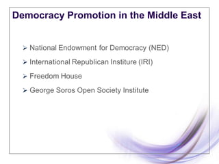 Movement for Democratic Change in Egypt Slide 13
