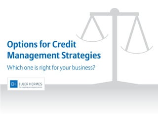 Options for Credit Management Strategies