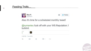 23
Feeding Trolls…
 