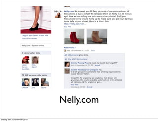 Nelly.com
torsdag den 25 november 2010
 