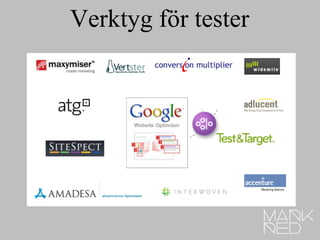 Verktyg för tester 
