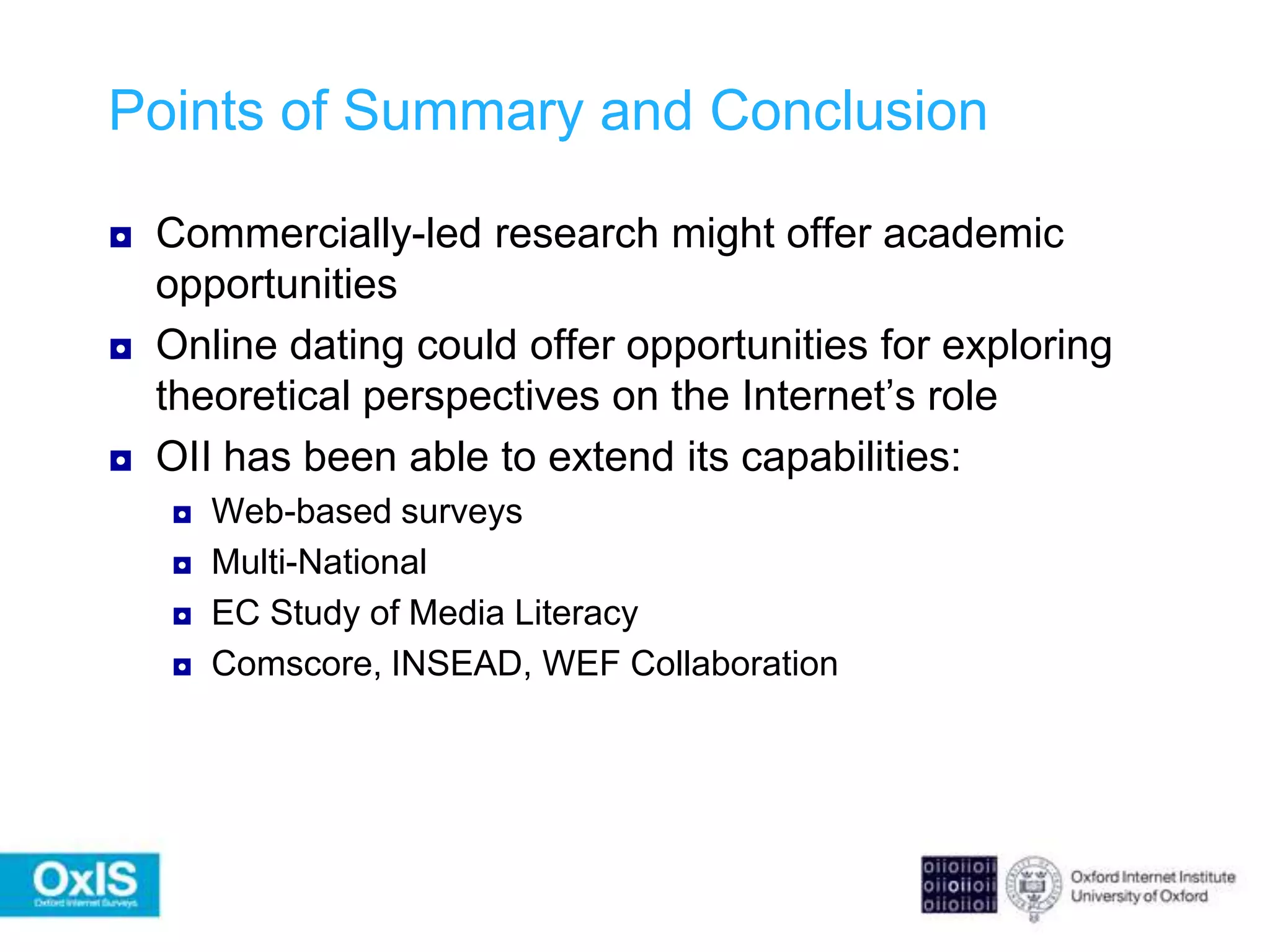 Role of the Internet in romantic relationships