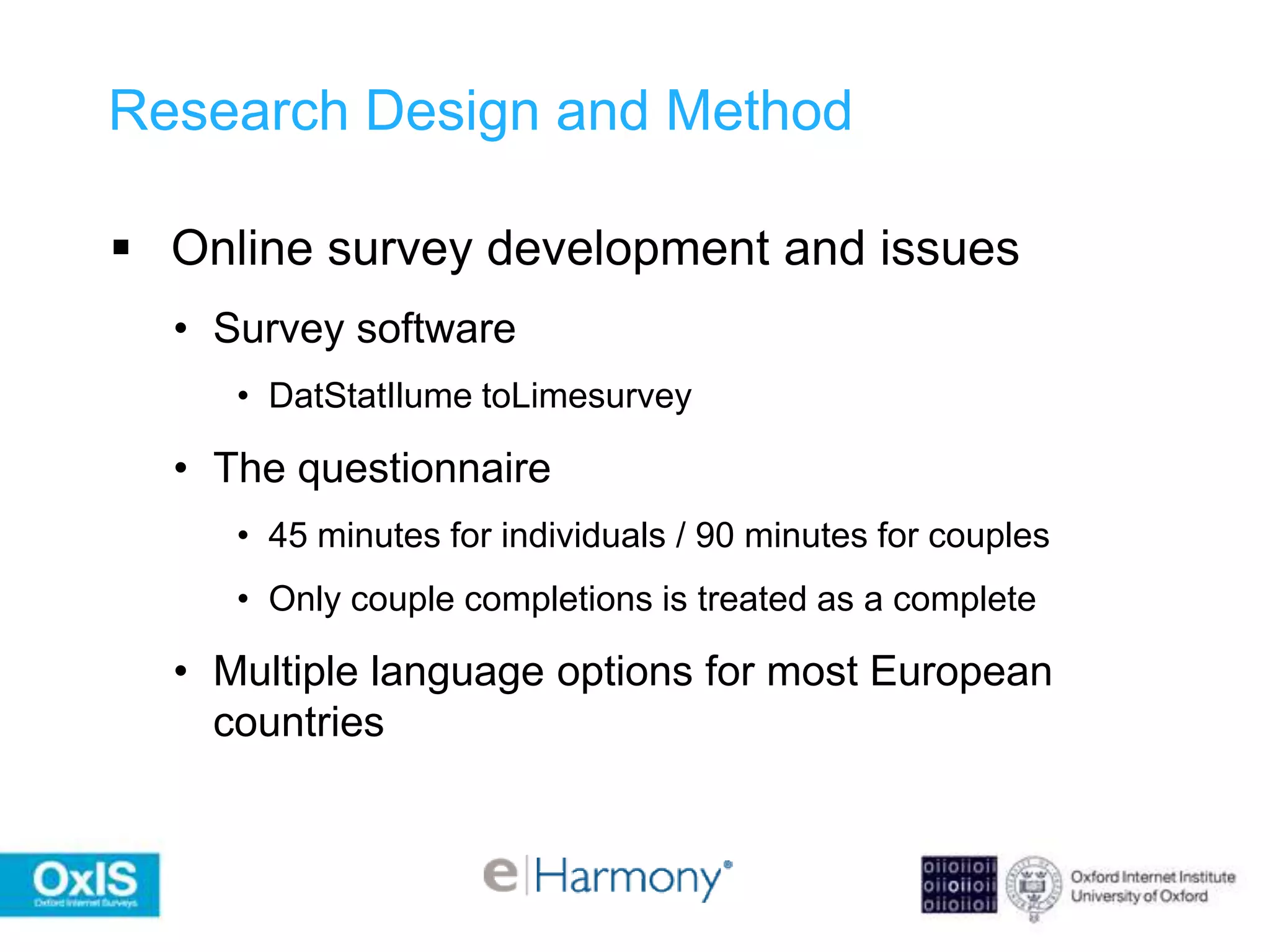 Phase II (Feb 2009—Mar 2011): Main fieldwork