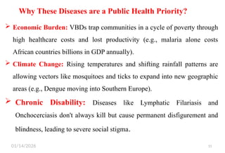 vectors of public health important and control | PPTX