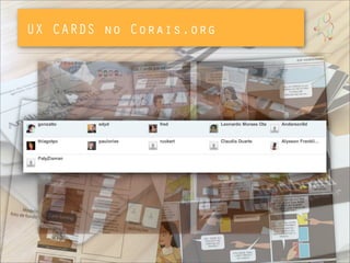 UX CARDS no Corais.org
 