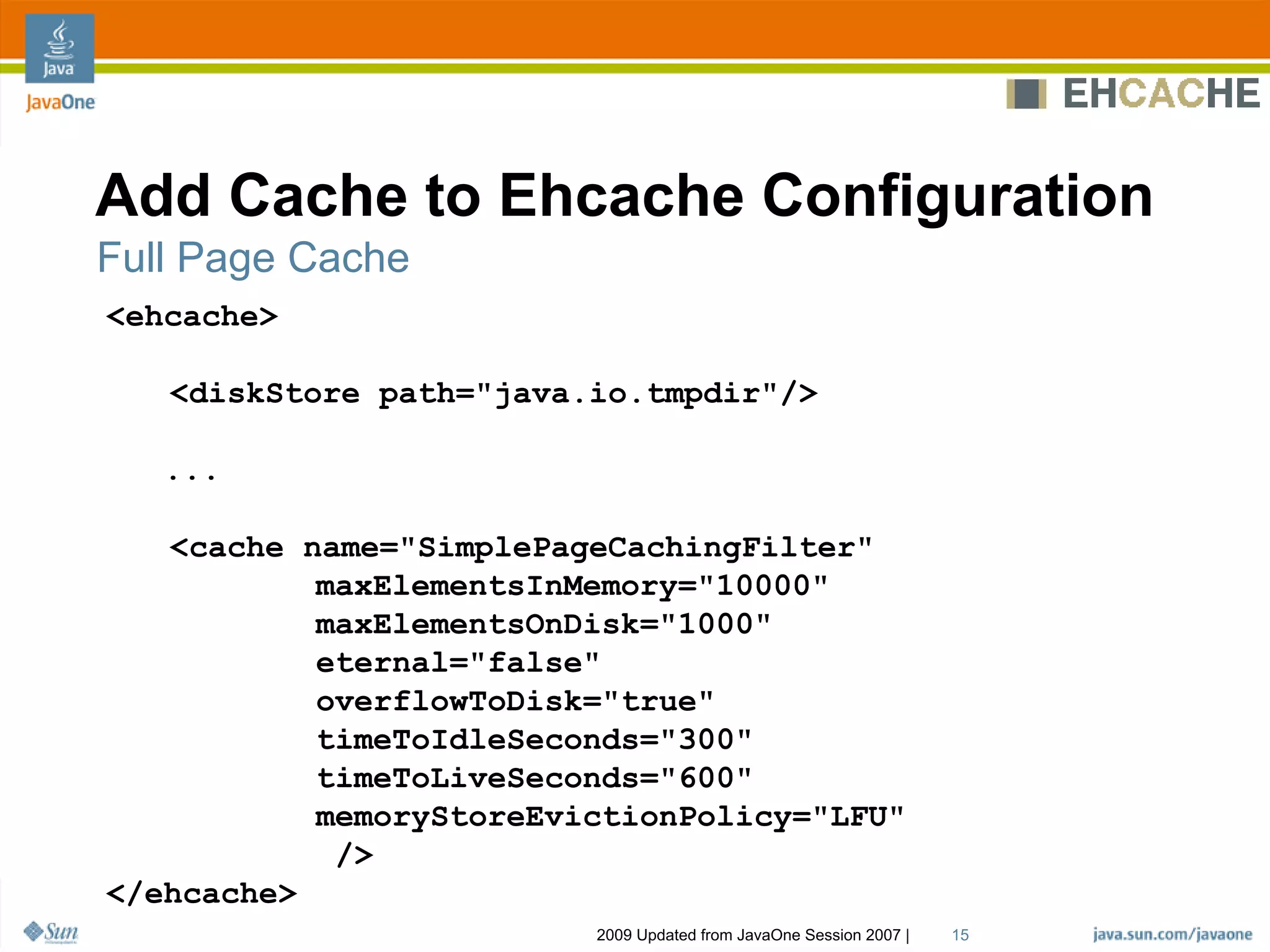 Ehcache Architecture, Features And Usage Patterns