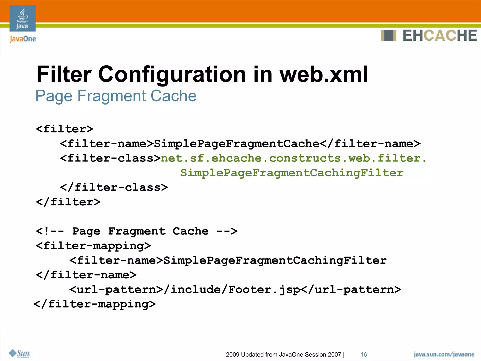 Ehcache Architecture, Features And Usage Patterns